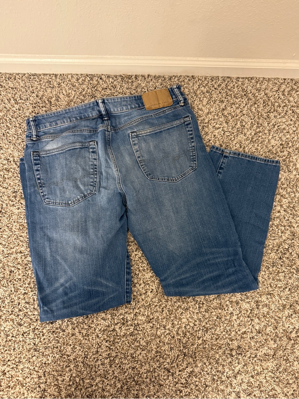 American Eagle Men's Blue Denim Jeans